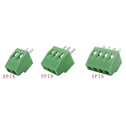 Molence 50PCS 2.54mm 0.1" Pitch PCB Mount Screw