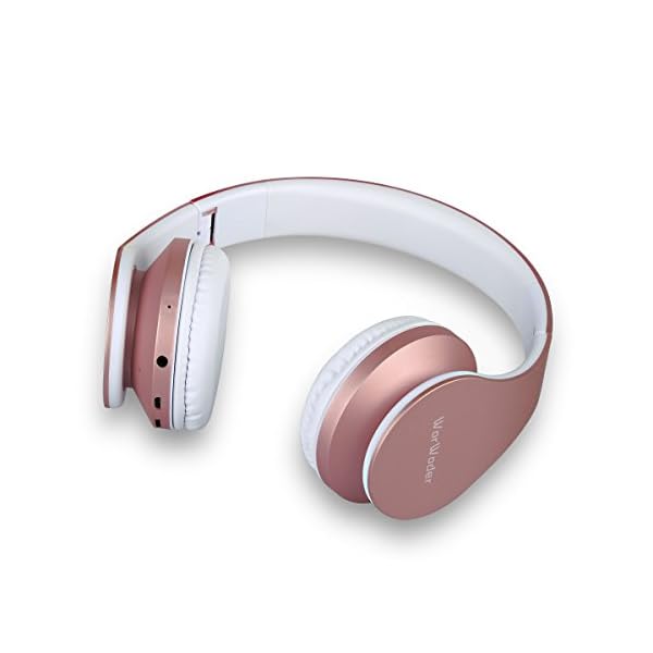 Bluetooth Headphones Over-Ear, Foldable Wireless and Wired Stereo Headset Micro SD/TF, FM for Cell Phone, PC, Soft…