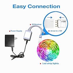 60ft Music Sync Led Lights for Bedroom, Bluetooth