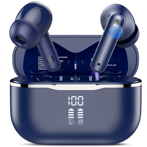 Csasan Bluetooth-Kopfhörer mit Adaptives Noise Cancelling in Echtzeit, 60H