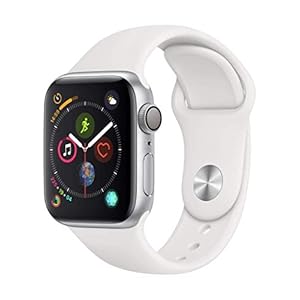 Apple-Watch-Series-4-44mm-GPS-Silver-Aluminium-Case-with-White-Sport-Band-Renewed Apple Watch Series 4 (GPS, 44MM) - Silver Aluminium Case with White Sport Band (Renewed)