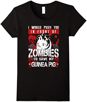 Women's Guinea Pig Shirt  XL Black