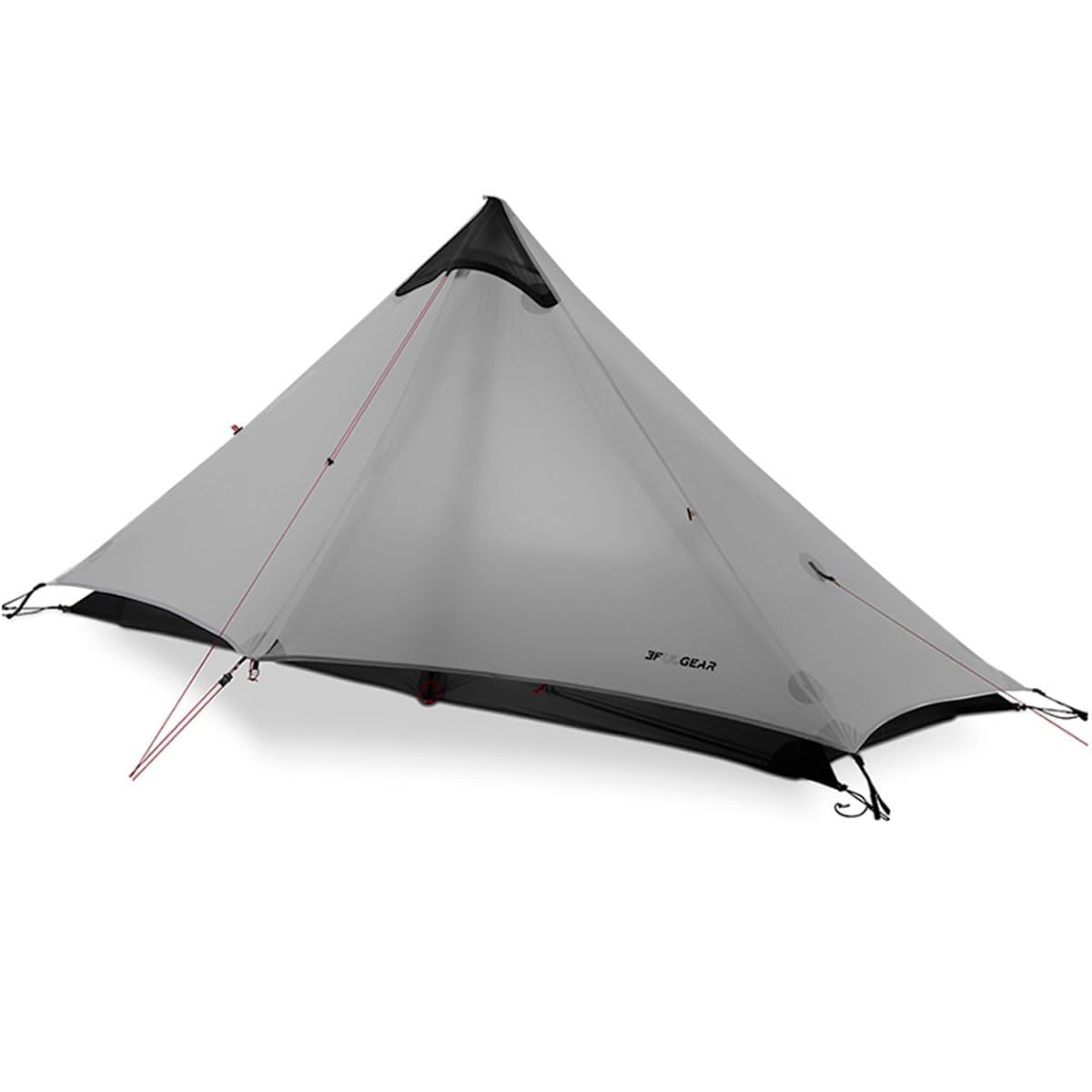 Telomat 3F Lanshan1 Ultralight Poleless Tent for 1-Person, 3/4 Season, Waterproof, Portable, Backpacking, Hiking, Fishing, Camping & Hiking