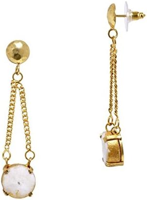 Mela Artisans MAER093 Reef Runner Drop Earring, White