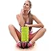 Vibrating Foam Massage Roller - Rechargeable Electric Exercise and Fitness Roller for Core Muscle & Deep Tissues Sports Therapy - Trigger Point Rumble Massager Releases Back Tension, Stiffness & Pain