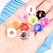 Longbeauty 22pcs/18pcs Soft Silicone Ear Gauges Flesh Tunnels Expander Stretchers Piercing Mixed Color Set (9 Pairs of Gauge=14mm(9/16