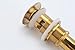 XVL Bathroom Faucet Vessel Vanity Sink Pop Up Drain Stopper with Overflow, Golden D37C