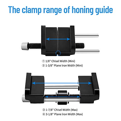 Whetstone Knife Sharpening Stone Set 1000/6000 Waterstone, Honing Guide