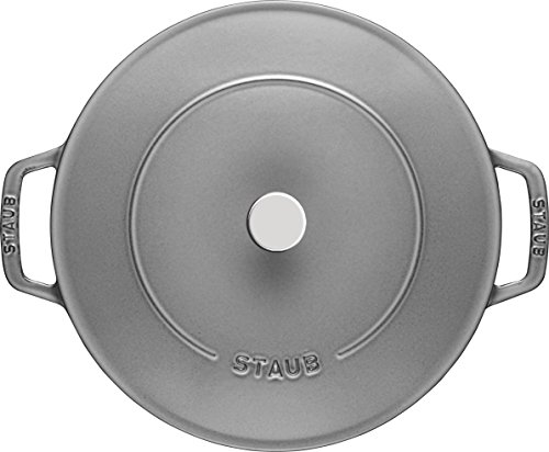 Staub 12612418 – Bräter Chistera 24 cm grau induktionsgeeignet 40511 – 471 – 0 (H. Nr.)