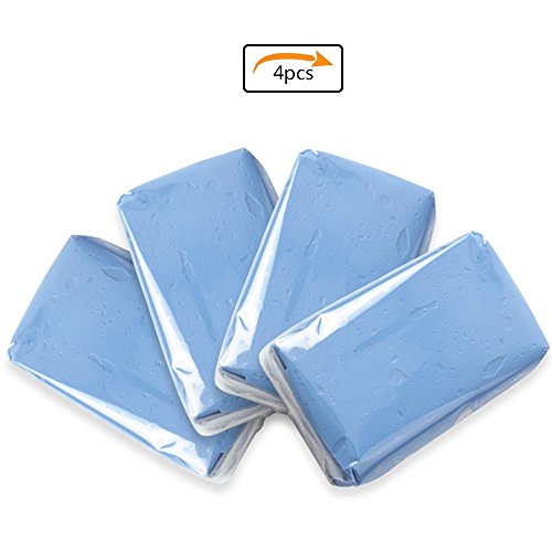 IPELY 4 Pack Top Quality Car Clay Bar 100g Auto Detailing Magic Clay Bar Cleaner