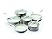 Trisha Yearwood Royal Precious Metals 10 Piece Non-Stick Ceramic Cookware Set, Titanium