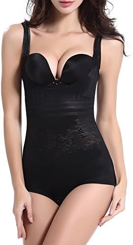 AbrodaAmadamere Women's Bodysuit Body Briefer Slimmer Seamless Underbust Shapewear