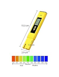 Tanice TDS Medidor Digital de agua TDS EC Temperatura ppm Medidor 0-9990 Rango Multifuncional prueba de pureza de agua potable