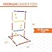 Harvil Premium Ladder Toss Game Set. Includes Golf Bolas, 2 Targets, and Carrying Case