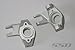 SSD RC Pro Aluminum Knuckles for SCX10 II (Silver)