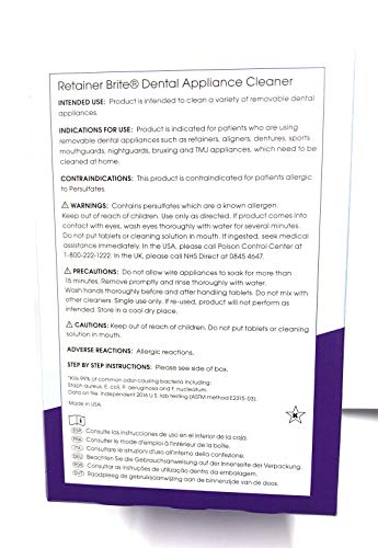 5 Retainer+Brite+Tablets+Months+Supply