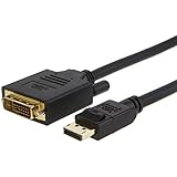 DP to DVI, CableCreation 10 Feet DisplayPort to DVI Cable, Gold Plated Standard DP to DVI Male Cable with built in IC Chipset, 3M / Black