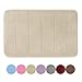GRAND ERA Memory Foam Bath Mat Non Slip Absorbent Super Soft Velvet Microfiber Plush Shower Bathroom Rug Carpet, 16