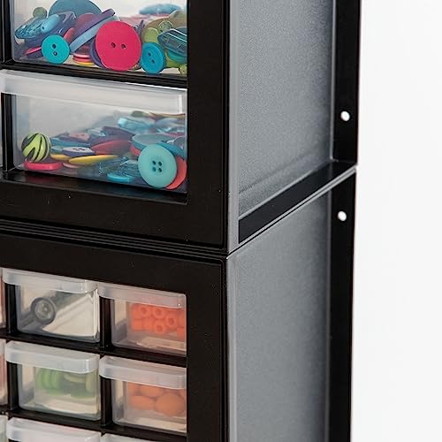 IRIS USA 24 Drawer Parts and Hardware Black Pricepulse