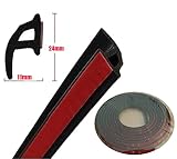 AUTOT0P 4M P Universal Car Door Auto Noise Rubber Edge Seal Weather Strip