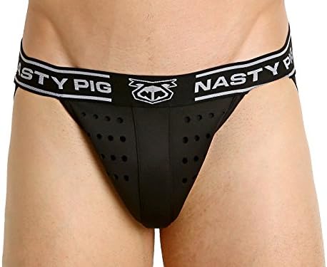 Nasty Pig Neoprene Perforated Jock Red