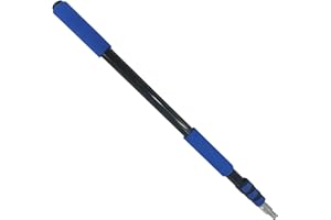 SISUPASSIE 3FT Telescopic Extension Pole Lightweight and Sturdy Extendable Pole with Universal Twist-on Metal Tip
