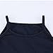 Women's Sleeveless Long Floor Length Vest Maxi Slim Beach Dress (X-Large, Navy Blue)