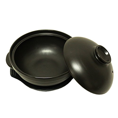 Korean Premium Ceramic Cooking Hot Pot Dolsot Bibimbap Stone Bowl with Lid, Korean Soup Food Earthenware with Lid… 3 Korean Premium Ceramic Cooking Hot Pot Dolsot Bibimbap Stone Bowl with Lid, Korean Soup Food Earthenware with Lid… - Image 4