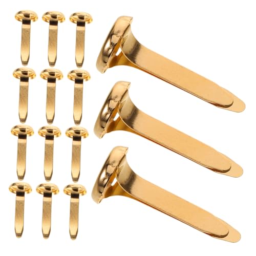 NUOBESTY 1 Set Mini Craft Brads Fasteners for DIY Projects Unique Patterns Easy to Use for Inspires Creativity in Home School Studio Crafting