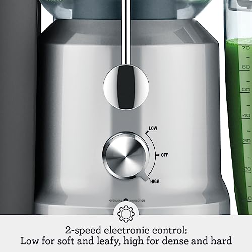 Breville Juice Fountain Cold Juicer, Silver, BJE430SIL