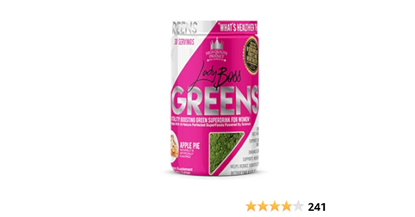 Amazon Com Premium Vitalizing Green Superdrink For Women Ladyboss Greens 35 Of Nature S Most Potent Superfoods Apple Pie Boost Your Body S Natural Energy Wellness Mechanisms Health Household