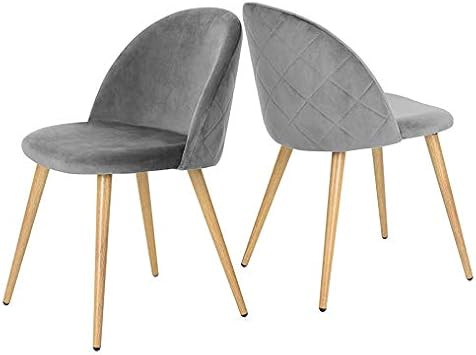 Tukailai 2x Stuhle Esszimmerstuhl Grau Stuhl Esszimmerstuhle Homewares Stuhl Fur Kuche Buro Lounge Retro Konferenzzimmer Polsterstuhl Esstisch Stuhle Polstersessel Amazon De Kuche Haushalt