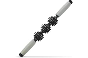 SALIHERI Cellulite Massager, Fascia Blaster for Cellulite, Muscle Roller Stick Lymphatic Drainage Massager for Relif Body Sorness, Trigger Points, Sports Legs, Back Recovery - Black