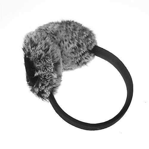 Unisex Fleece Ear Muffs/Ear Warmers-Winter Outdoor Classic Earmuffs Earwarmers by Aurya(Black)