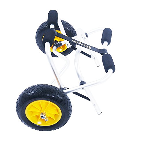 Bonnlo-Boat-Kayak-Canoe-Cart-Carrier-Dolly-Trailer-Tote-Trolley-Transport-with-Inflation-free-Solid-Tires-Wheel