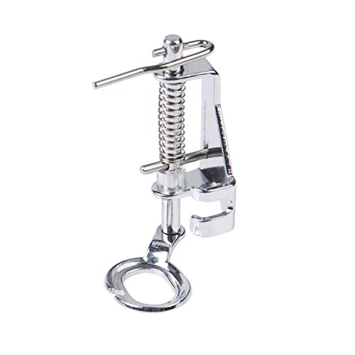 Metal Darning/Free Motion Sewing Machine Presser Foot - Fits All Low Shank Singer, Brother, Babylock, Euro-Pro, Janome, Kenmore, White, Juki, New Home, Simplicity, Elna and More!