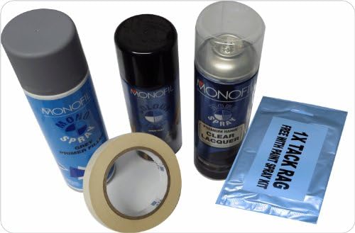 MACPA High Quality Spray Paint Kit D4 Metropolis Blue Met 01-10 + Free Gift