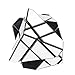 Magic Cube, Haip 3x3 Ghost Cube Puzzle Cube Magic Cube Silver (Base Holder/Bag Included)