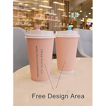 Amazon.com: Tazas de papel desechables personalizadas de ...