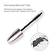 HeyBeauty Volume Waterproof Mascara, Eye Mascara Long Lash Free Clump, 0.42 Fl Oz, Blackest Black