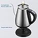 Electric Kettle - Gooseneck Kettle for Pour Over Drip Coffee and Teas, 304 Stainless Steel Kettle, 1.2L Drip Kettle with Variable Temperature Control, Keep Warm, 1000W, By Elechomes