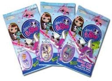Littlest Pet Shop Trading card fun pack bundle of 3 packs