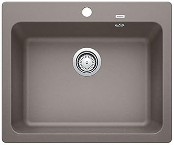Hafele Blanco Silgranit Naya 6 Granite Quartz Kitchen Sink 24 X 20