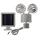 Solar Powered Motion Sensor Lights 22 LED Garage Outdoor Security Flood Spot Light White