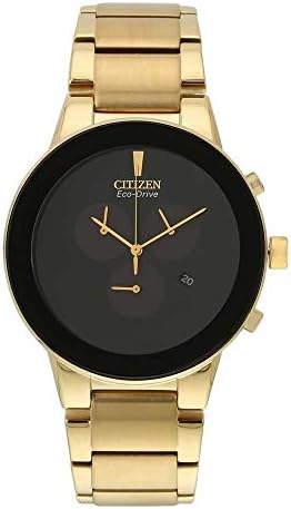 Citizen Men's Black Dial Stainless Steel Band Watch aT2242-55E