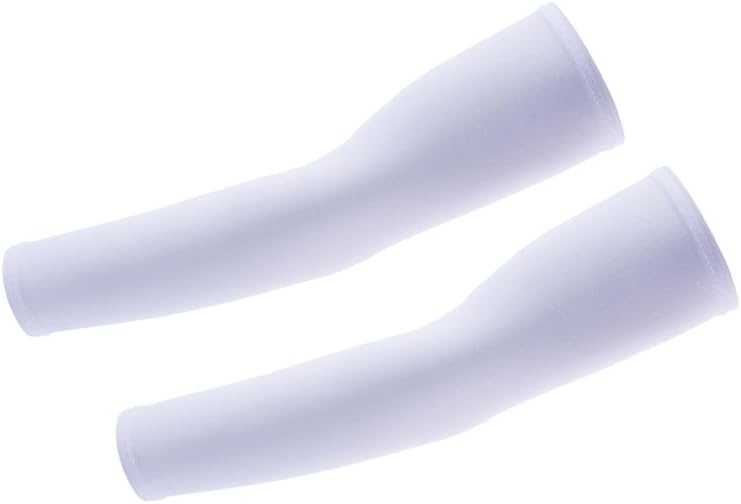 1 Pair Elastic Sports Arm Sleeves - Compression Sun UV Protection Sleeve Breathable Quick Dry Cooling Hand Sleeve for Basketball Golf Cycling Driving Fishing Running - Men & Women