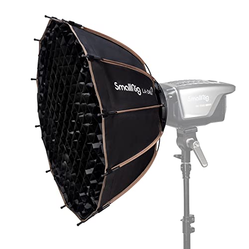 SMALLRIG Parabolic Softbox LA-D65 65cm / 25.6" Quick Release Softbox, Soft Box für Bowens Mount COB Lights für SMALLRIG für Neewer für Aputure - 4157