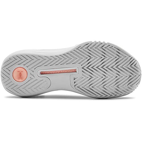 Under Armour Women's Block City 2.0 Volleyball Shoe, Summit White (102)/Peach Frost, 9 Pricepulse