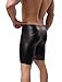 FEESHOW Men's Sports Fitness Shorts Pants Faux Leather Boxer Briefs Underwear