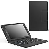 MoKo Keyboard Case for Fire HD 8 2016 Tablet - Wireless Bluetooth Keyboard Cover with Auto Wake / Sleep for Amazon Fire HD 8 (Previous 6th Generation - 2016 Release ONLY), BLACK